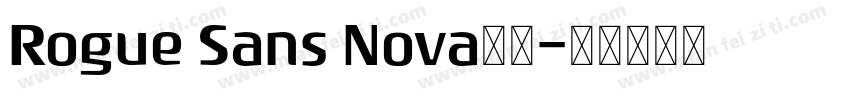 Rogue Sans Nova字体字体转换